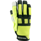 Meerkat Goat Grain Hi-Vis Mechanics Glove - M