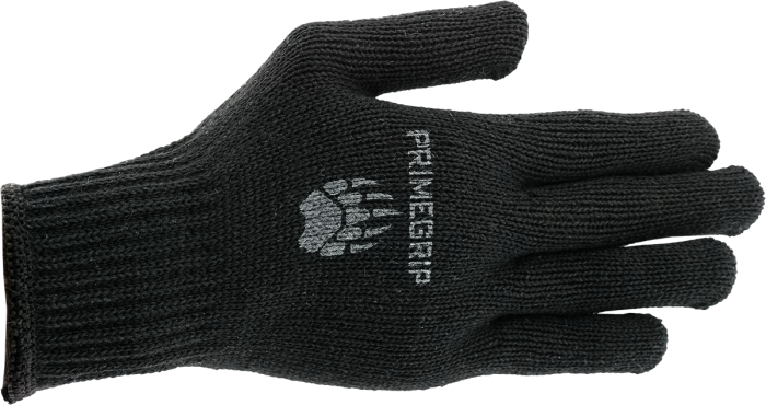 Black Spotted Grip Gloves - Large - 12 Pack 