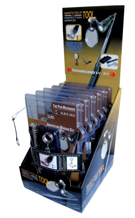 Sealey Telescopico Attrezzo Magnetico Recupero & Ispezioni Specchio Set 2pc - Foto 11